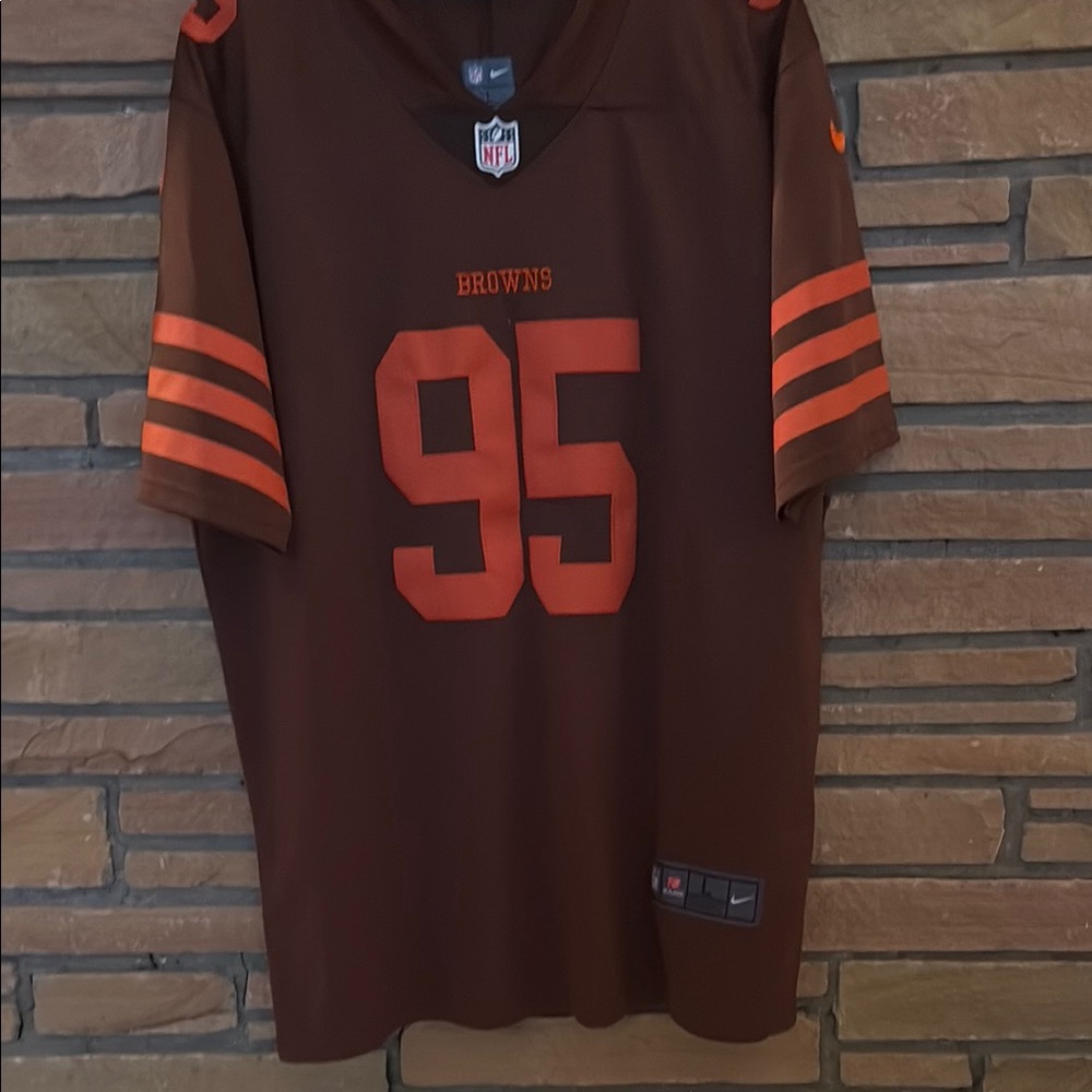 Nike Cleveland Browns Jersey - Brown and Orange